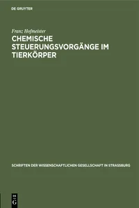 Chemische Steuerungsvorgänge im Tierkörper_cover