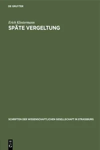 Späte Vergeltung_cover