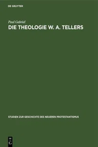 Die Theologie W. A. Tellers_cover