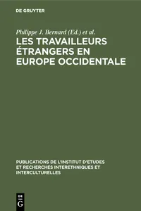 Les Travailleurs étrangers en Europe occidentale_cover