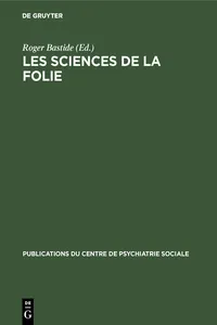 Les sciences de la folie_cover