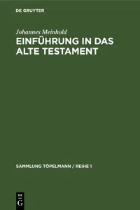 Einführung in das Alte Testament_cover