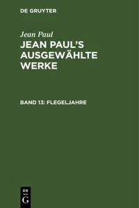 Flegeljahre_cover