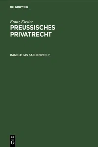 Das Sachenrecht_cover