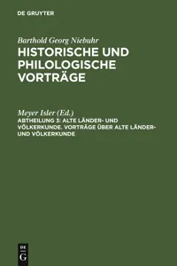 Vorträge über alte Länder- und Völkerkunde_cover