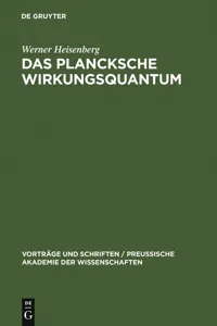 Das Plancksche Wirkungsquantum_cover