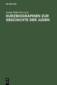 Kurzbiographien zur Geschichte der Juden_cover