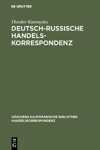 Deutsch-russische Handelskorrespondenz_cover