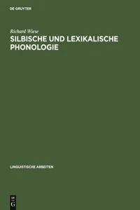 Silbische und lexikalische Phonologie_cover