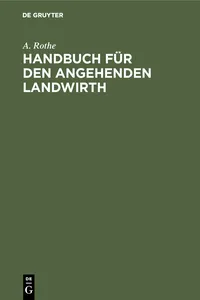 Handbuch für den angehenden Landwirth_cover