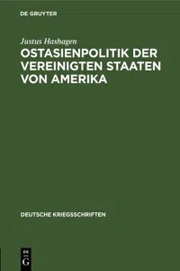 Ostasienpolitik der Vereinigten Staaten von Amerika_cover