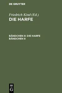 Die Harfe. Bändchen 8_cover