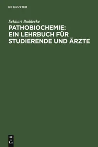 Pathobiochemie : Ein Lehrbuch für Studierende und Ärzte_cover