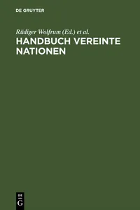 Handbuch Vereinte Nationen_cover