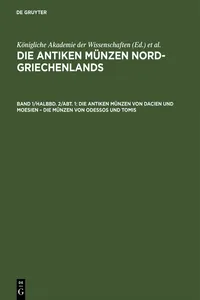 Die antiken Münzen von Dacien und Moesien – Die Münzen von Odessos und Tomis_cover