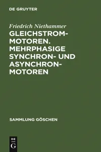 Gleichstrommotoren. Mehrphasige Synchron- und Asynchronmotoren_cover