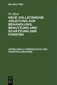 Forstschutz und Forstpolizeilehre_cover