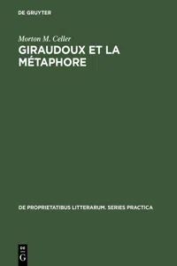 Giraudoux et la métaphore_cover