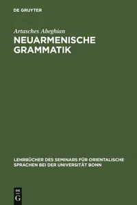 Neuarmenische Grammatik_cover