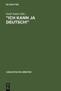 "Ich kann ja Deutsch!"_cover