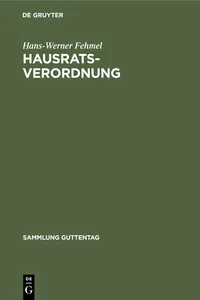 Hausratsverordnung_cover