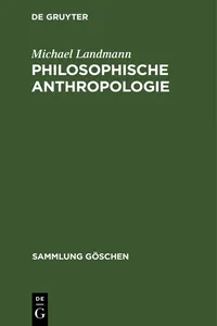 Philosophische Anthropologie_cover