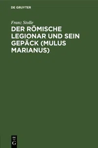 Der römische Legionar und sein Gepäck_cover