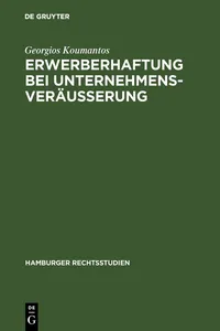 Erwerberhaftung bei Unternehmensveräußerung_cover