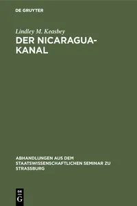 Der Nicaragua-Kanal_cover