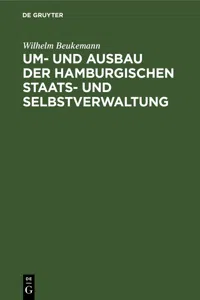 Um- und Ausbau der Hamburgischen Staats- und Selbstverwaltung_cover