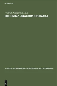 Die Prinz-Joachim-Ostraka_cover