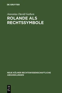 Rolande als Rechtssymbole_cover