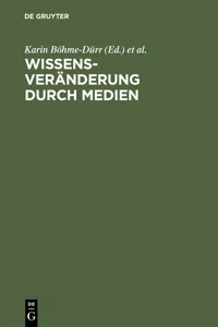 Wissensveränderung durch Medien_cover