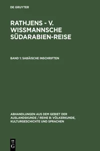 Sabäische Inschriften_cover