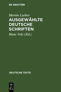 Ausgewählte deutsche Schriften_cover