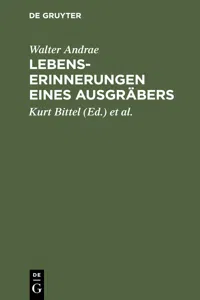 Lebenserinnerungen eines Ausgräbers_cover