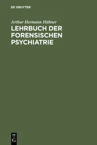 Lehrbuch der forensischen Psychiatrie_cover