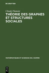 Théorie des graphes et structures sociales_cover