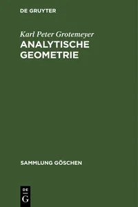 Analytische Geometrie_cover