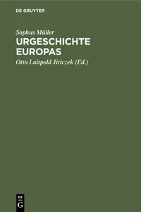 Urgeschichte Europas_cover