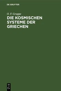 Die kosmischen Systeme der Griechen_cover