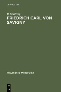 Friedrich Carl von Savigny_cover