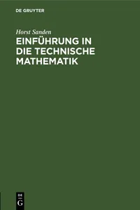 Einführung in die technische Mathematik_cover