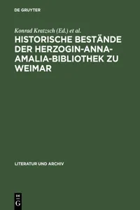 Historische Bestände der Herzogin-Anna-Amalia-Bibliothek zu Weimar_cover