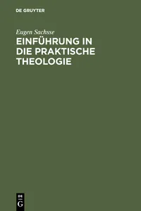 Einführung in die praktische Theologie_cover