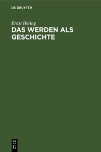 Das Werden als Geschichte_cover