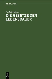 Die Gesetze der Lebensdauer_cover