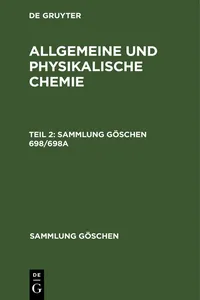 Allgemeine und physikalische Chemie. Teil 2_cover