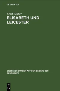 Elisabeth und Leicester_cover