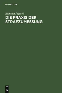 Die Praxis der Strafzumessung_cover